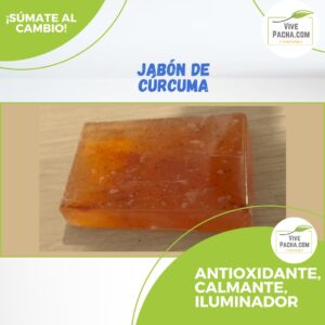 Un Jabón natural y ecológico cúrcuma